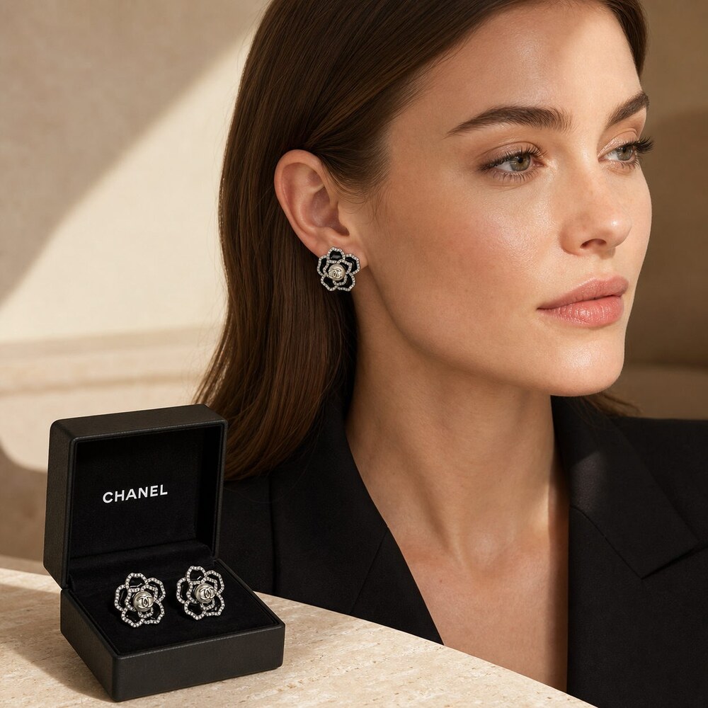 CHANEL Classic Parisian Earrings Style 36 | New with Box - Picture 8 of 9